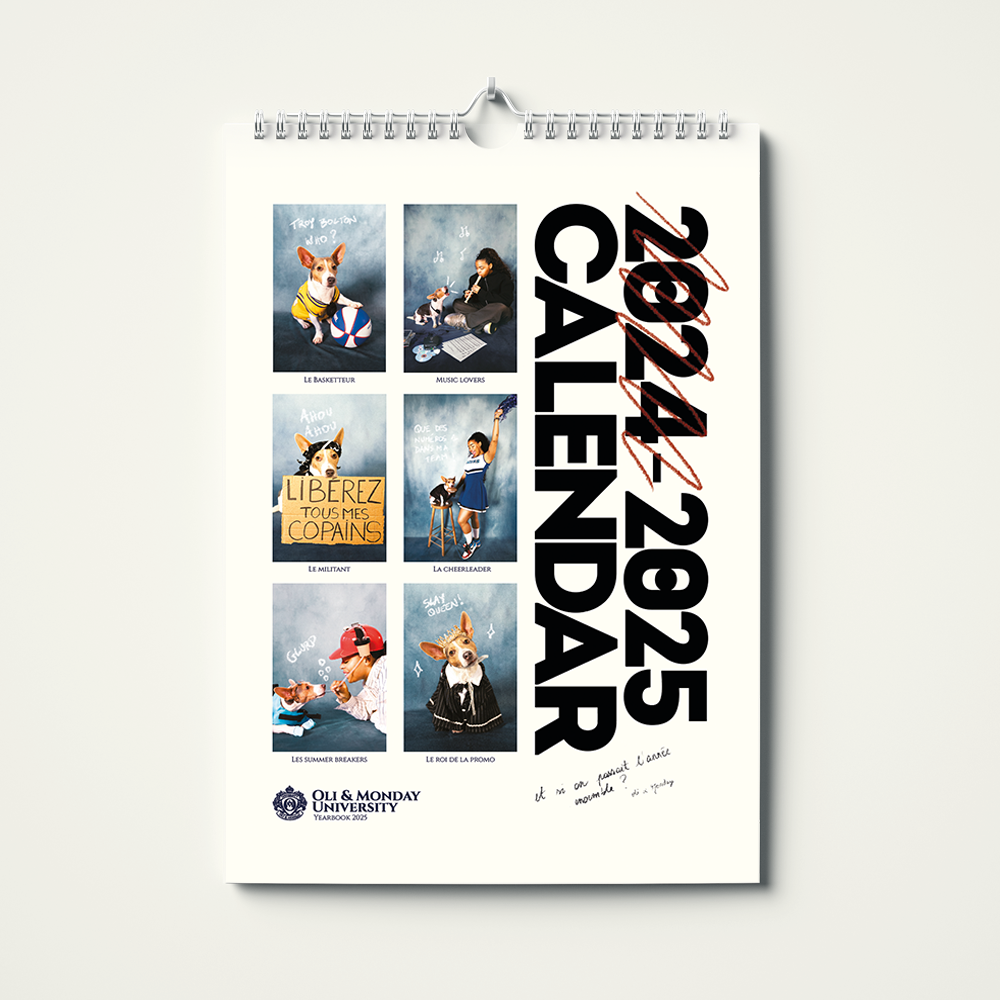 Calendrier - Yearbook 2025